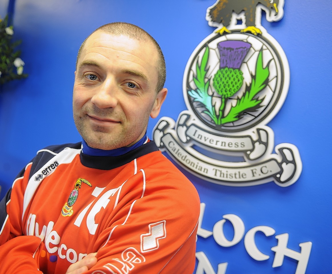 Former Caley Thistle defender Stuart Golabek